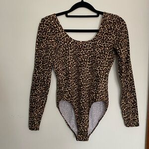 American Apparel leopard bodysuit *made in America*